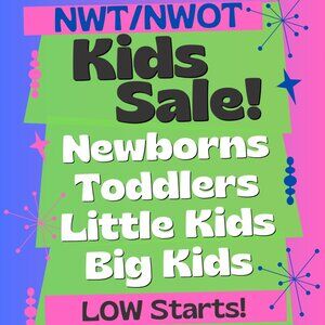 LIVE SHOW~ Kids | Shipping Supplies | Share Shows | NWT & NWOT